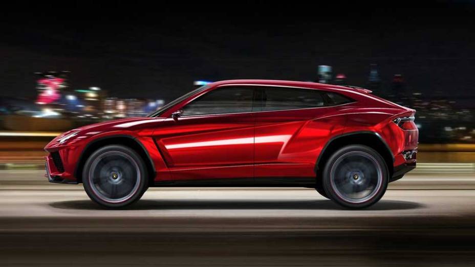Lamborghini Urus: revelado ao mundo no Sal&atilde;o de Pequim de 2012, o SUV, enfim, foi confirmado pela marca italiana e deve virar realidade at&eacute; 2018