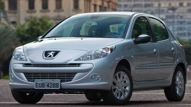 Peugeot 207: hoje no 34&ordm; lugar com 6.411 unidades, agora ele ocupa o 25&ordm; lugar, com 4.262 unidades no 1&ordm; trimestre de 2012