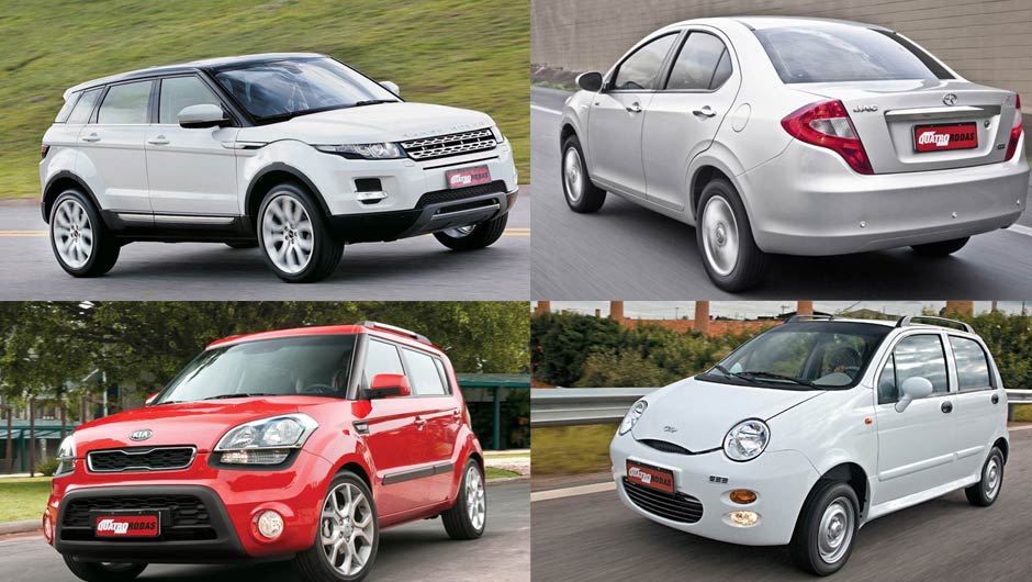 Os 20 importados mais vendidos em 2012