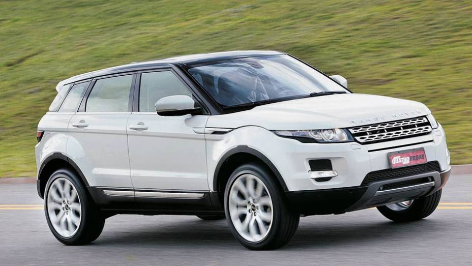 9&ordm; Range Rover Evoque: vendas em 2012: 4.139 | Vendas em dezembro: 298 | Total vendido pela Land Rover: 8.165 | Varia&ccedil;&atilde;o em rela&ccedil;&atilde;o a 2011: - 0,2% | Participa&ccedil;&atilde;o de mercado: 6,32%
