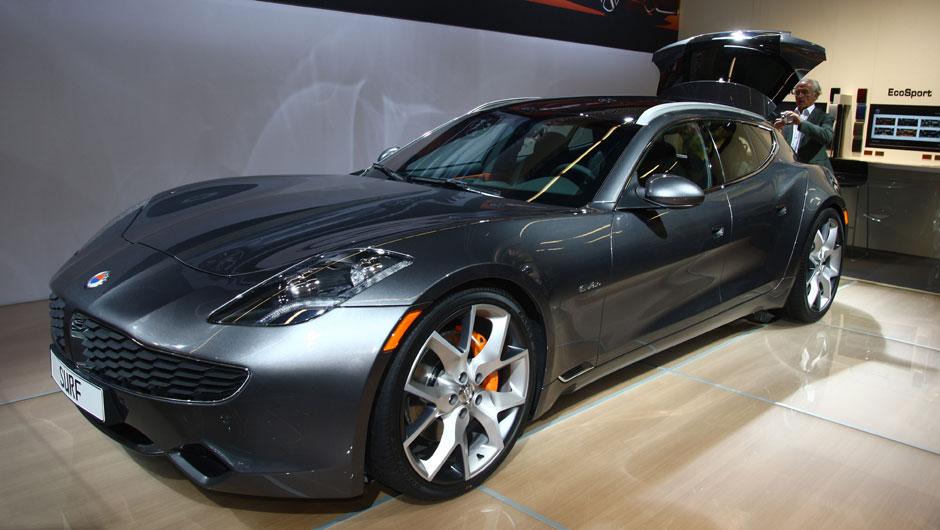 Estande da Fisker no Salão de Frankfurt 2011