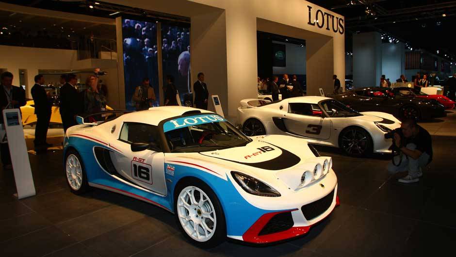 Estande da Lotus no Salão de Frankfurt 2011