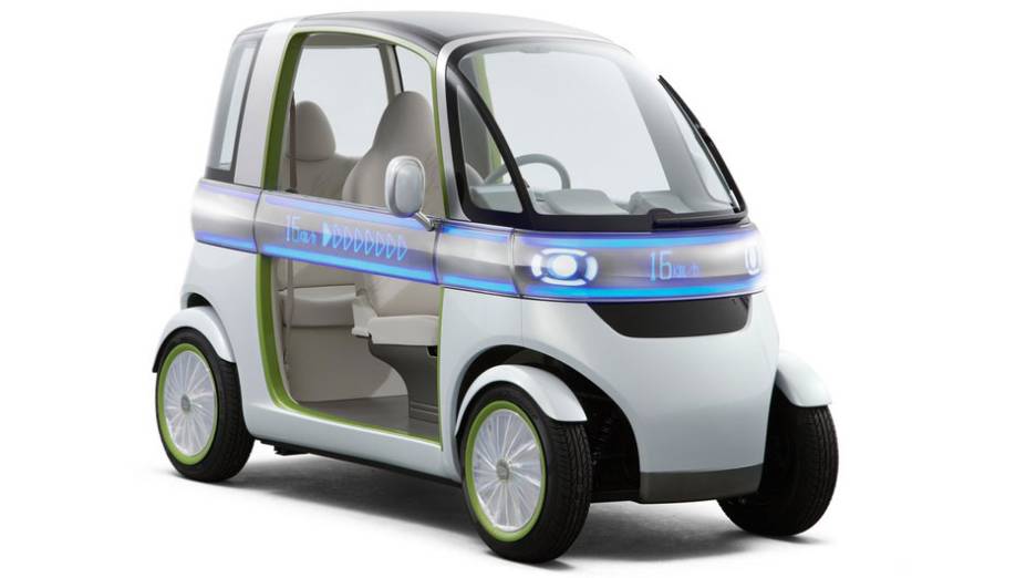 Protótipo elétrico de dois lugares se posiciona em um segmento entre motos e subcompactos Protótipo elétrico de dois lugares se posiciona em um segmento entre motos e subcompactos