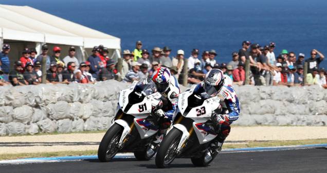 Marco Melandri e Leon Haslam Marco Melandri e Leon Haslam