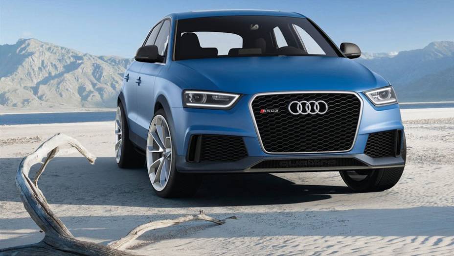 A grade frontal t&iacute;pica dos modelos RS caiu bem no Q3 | <a href="https://beta-develop.quatrorodas.abril.com.br/saloes/pequim/2012/audi-rs-q3-concept-682486.shtml" rel="migration">Leia mais</a>