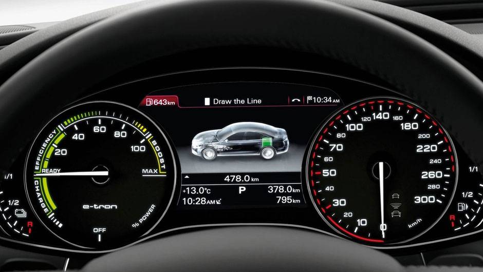Painel mostra o consumo dos dois motores | <a href="https://beta-develop.quatrorodas.abril.com.br/saloes/pequim/2012/audi-a6-l-e-tron-682722.shtml" rel="migration">Leia mais</a> Painel mostra o consumo dos dois motores | <a href="https://beta-develop.quatrorodas.abril.com.br/saloes/pequim/2012/audi-a6-l-e-tron-682722.shtml" rel="migration">Leia mais</a>