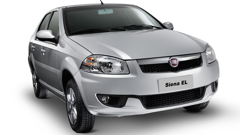 14&ordm; Lugar: Fiat Siena | Deprecia&ccedil;&atilde;o em um ano: -10,7% | Vers&atilde;o do carro que menos se depreciou: EL 1.4 8v 4p