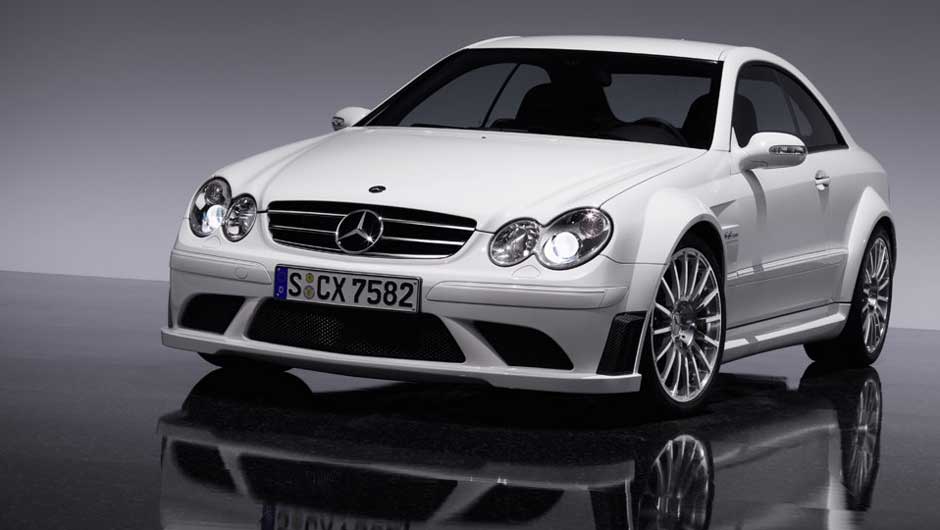 CLK 63 AMG Black Series: s&eacute;rie mais do que especial do cup&ecirc; CLK, tinha um motor 6.2 V8 de 507 cv, que o levava aos 100 km/h em 4,1 segundos