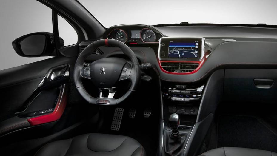 Visualmente o 208 GTi se destaca pelo body kit mais agressivo, emblema GTi ao redor da carroceria, pedaleiras e manoplas de câmbio de alumínio... | <a href="%20https://beta-develop.quatrorodas.abril.com.br/saloes/paris/2012/peugeot-208-gti-702614.shtml" rel="migration">Leia mais</a> Visualmente o 208 GTi se destaca pelo body kit mais agressivo, emblema GTi ao redor da carroceria, pedaleiras e manoplas de câmbio de alumínio... | <a href="%20https://beta-develop.quatrorodas.abril.com.br/saloes/paris/2012/peugeot-208-gti-702614.shtml" rel="migration">Leia mais</a>
