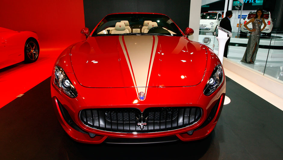 A marca n&atilde;o montou um estande no evento, mas o carro foi trazido para o espa&ccedil;o da Fiat | <a href="https://beta-develop.quatrorodas.abril.com.br/salao-do-automovel/2012/carros/grancabrio-sport-710165.shtml" rel="migration">Leia mais</a>
