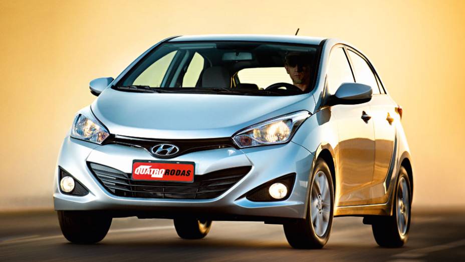 Hyundai HB20 1.0 (todos) - Nota A: 7,6/11,5 km/l na cidade e 9,8/14,5 na estrada (etanol/gasolina) <a href="https://beta-develop.quatrorodas.abril.com.br/noticias/mercado/inmetro-divulga-nova-lista-veiculos-mais-economicos-716785.shtml" rel="migration">Leia mais</a>