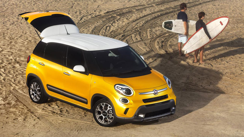 Fiat 500L Trekking | <a href="https://beta-develop.quatrorodas.abril.com.br/saloes/los-angeles/2012/fiat-tera-tres-novidades-los-angeles-724666.shtml" rel="migration">Leia mais</a>