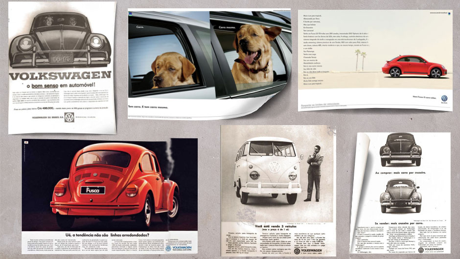 Slogans marcantes dos 60 anos da VW no Brasil
