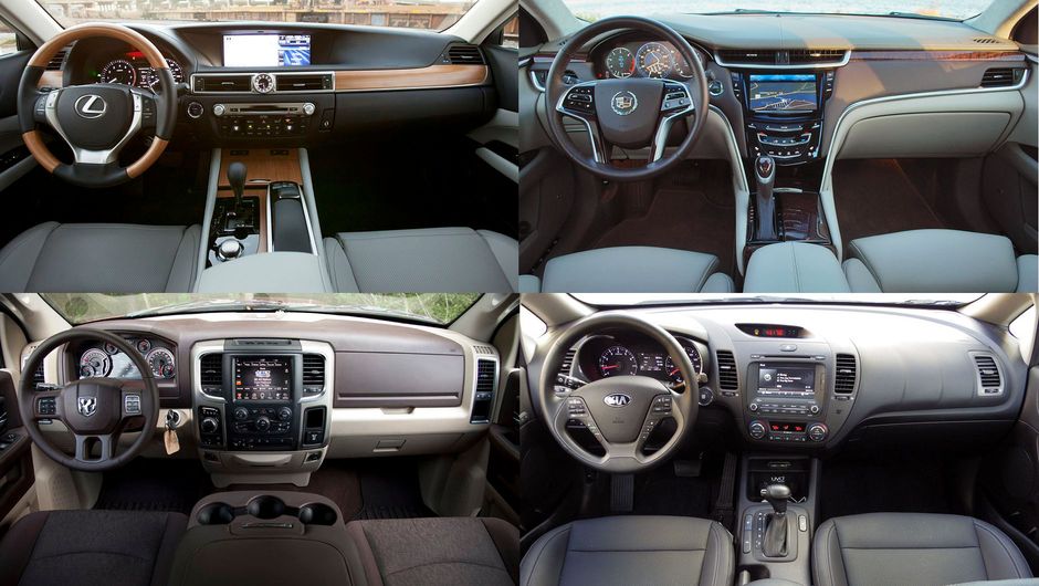 Os 10 melhores interiores de carros