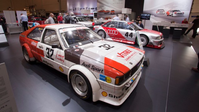 Os bólidos de corrida da Audi deixaram o museu da marca, em Ingolstadt, somente para irem à Essen Os bólidos de corrida da Audi deixaram o museu da marca, em Ingolstadt, somente para irem à Essen