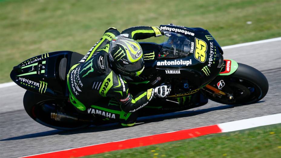 Cal Crutchlow foi apenas o décimo | <a href="https://beta-develop.quatrorodas.abril.com.br/moto/noticias/motogp-marquez-lidera-sexta-feira-misano-754019.shtml" rel="migration">Leia mais</a>