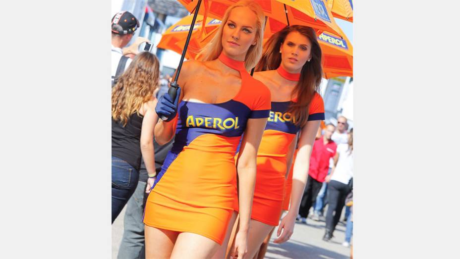 Veja as belas garotas da MotoGP, etapa de San Marino| <a href="https://beta-develop.quatrorodas.abril.com.br/moto/noticias/motogp-lorenzo-triunfa-misano-754124.shtml" rel="migration">Leia mais</a>