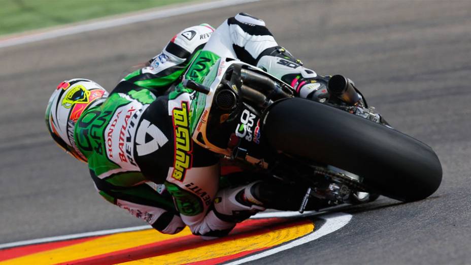 Alvaro Bautista (GO&FUN Honda Gresini) fez o quinto melhor tempo em Aragón | <a href="https://beta-develop.quatrorodas.abril.com.br/moto/noticias/motogp-marquez-lidera-sexta-feira-aragon-755443.shtml" rel="migration">Leia mais</a>