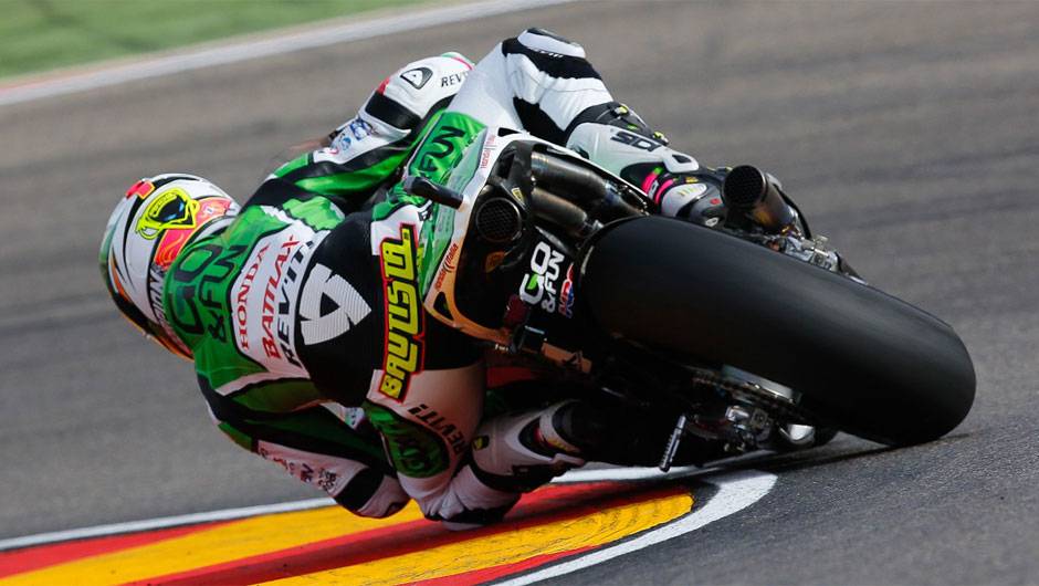 Alvaro Bautista (GO&FUN Honda Gresini) fez o quinto melhor tempo em Arag&oacute;n | <a href="https://beta-develop.quatrorodas.abril.com.br/moto/noticias/motogp-marquez-lidera-sexta-feira-aragon-755443.shtml" rel="migration">Leia mais</a>