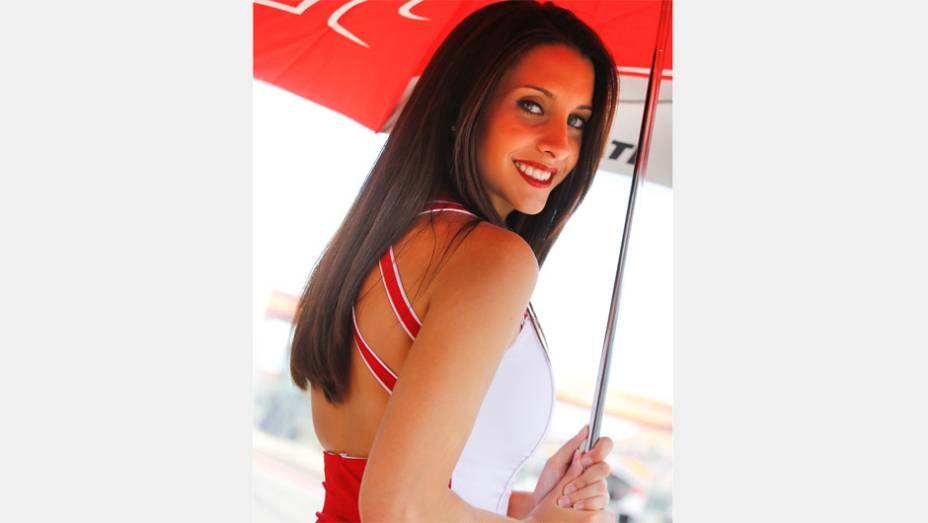 Veja as belas garotas da MotoGP, etapa de Arag&oacute;n | <a href="https://beta-develop.quatrorodas.abril.com.br/moto/galerias/competicoes/motogp-aragon-domingo-755577.shtml" rel="migration">Leia mais</a>