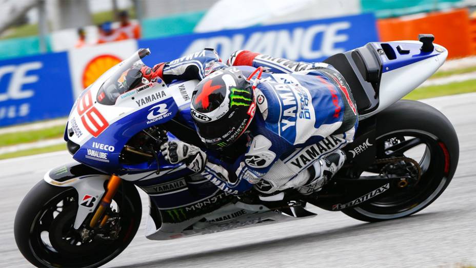 Jorge Lorenzo foi o terceiro | <a href="https://beta-develop.quatrorodas.abril.com.br/moto/noticias/motogp-dani-pedrosa-vence-sepang-756916.shtml" rel="migration">Leia mais</a>