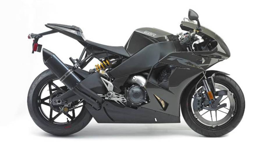 Motor entrega 187 cavalos de pot&ecirc;ncia... | <a href="https://beta-develop.quatrorodas.abril.com.br/moto/noticias/erik-buell-racing-apresenta-nova-1190rx-757464.shtml" rel="migration">Leia mais</a>