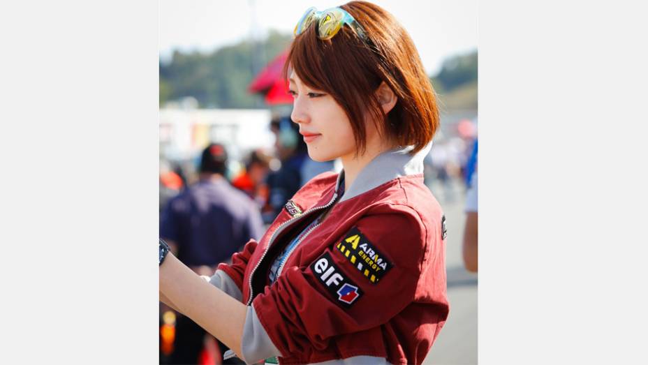 Veja as belas Garotas da MotoGP - Jap&atilde;o | <a href="https://beta-develop.quatrorodas.abril.com.br/moto/noticias/motogp-definicao-titulo-fica-ultima-prova-758422.shtml" rel="migration">Leia mais</a>