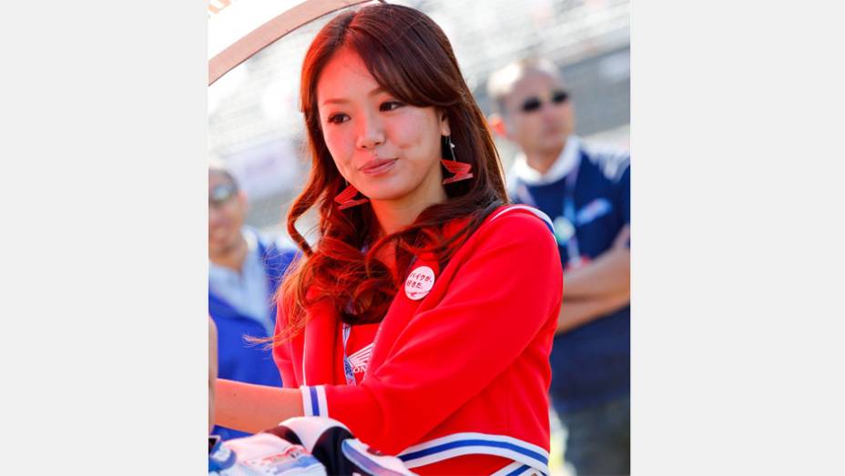 Veja as belas Garotas da MotoGP - Jap&atilde;o | <a href="https://beta-develop.quatrorodas.abril.com.br/moto/noticias/motogp-definicao-titulo-fica-ultima-prova-758422.shtml" rel="migration">Leia mais</a>