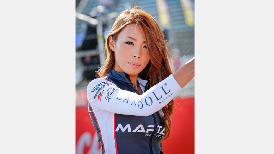 Veja as belas Garotas da MotoGP - Jap&atilde;o | <a href="https://beta-develop.quatrorodas.abril.com.br/moto/noticias/motogp-definicao-titulo-fica-ultima-prova-758422.shtml" rel="migration">Leia mais</a>