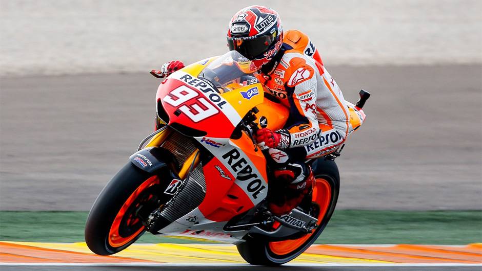 Terceiro lugar garantiu o Mundial de MotoGP para Marc M&aacute;rquez | <a href="https://beta-develop.quatrorodas.abril.com.br/moto/noticias/lorenzo-vence-nao-impede-titulo-marquez-759873.shtml" rel="migration"></a>