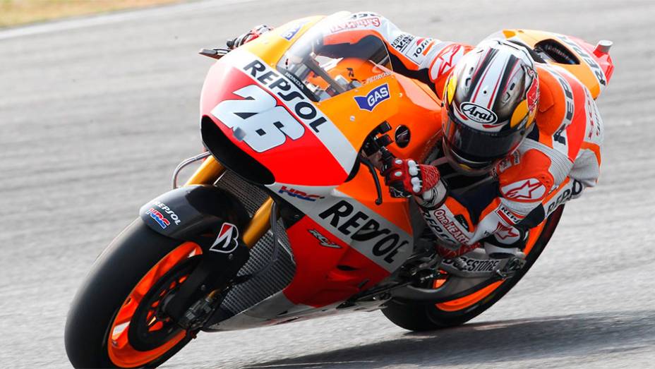 Dani Pedrosa foi o segundo melhor | <a href="https://beta-develop.quatrorodas.abril.com.br/moto/noticias/motogp-marquez-domina-sepang-dia-772483.shtml" rel="migration">Leia mais</a>