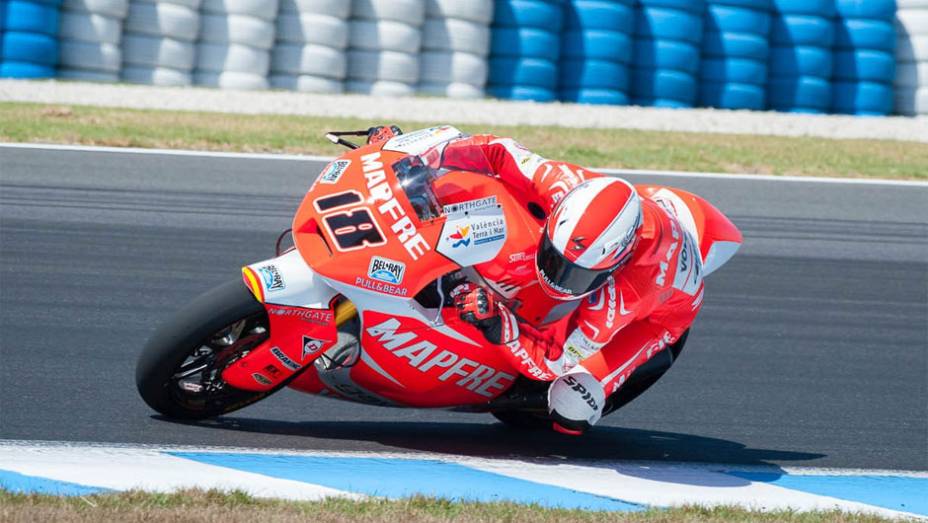 Nicolas Terol foi o oitavo | <a href="https://beta-develop.quatrorodas.abril.com.br/moto/noticias/motogp-lorenzo-domina-dia-australia-775379.shtml" rel="migration">Leia mais</a>