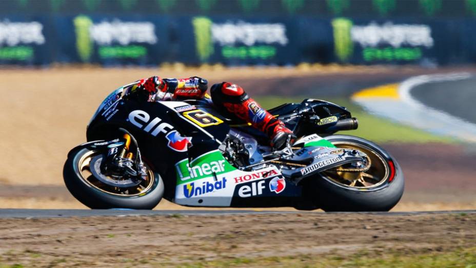 O alem&atilde;o Stefan Bradl foi o sexto melhor | <a href="https://beta-develop.quatrorodas.abril.com.br/moto/noticias/motogp-marquez-domina-treino-livre-franca-783040.shtml" rel="migration">Leia mais</a>