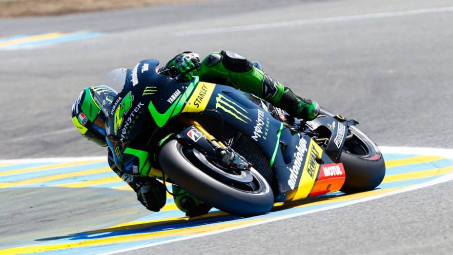 Pol Espargaró ficou com o quarto lugar em Le Mans | <a href="https://beta-develop.quatrorodas.abril.com.br/moto/noticias/motogp-marquez-vence-quinta-seguida-2014-783148.shtml" rel="migration">Leia mais</a>