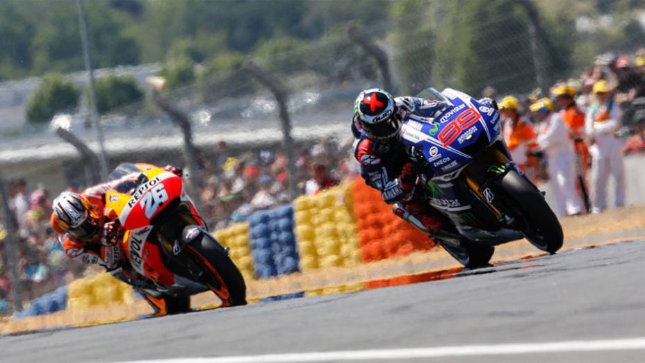 Jorge Lorenzo cruzou a linha de chegada na sexta posição | <a href="https://beta-develop.quatrorodas.abril.com.br/moto/noticias/motogp-marquez-vence-quinta-seguida-2014-783148.shtml" rel="migration">Leia mais</a>