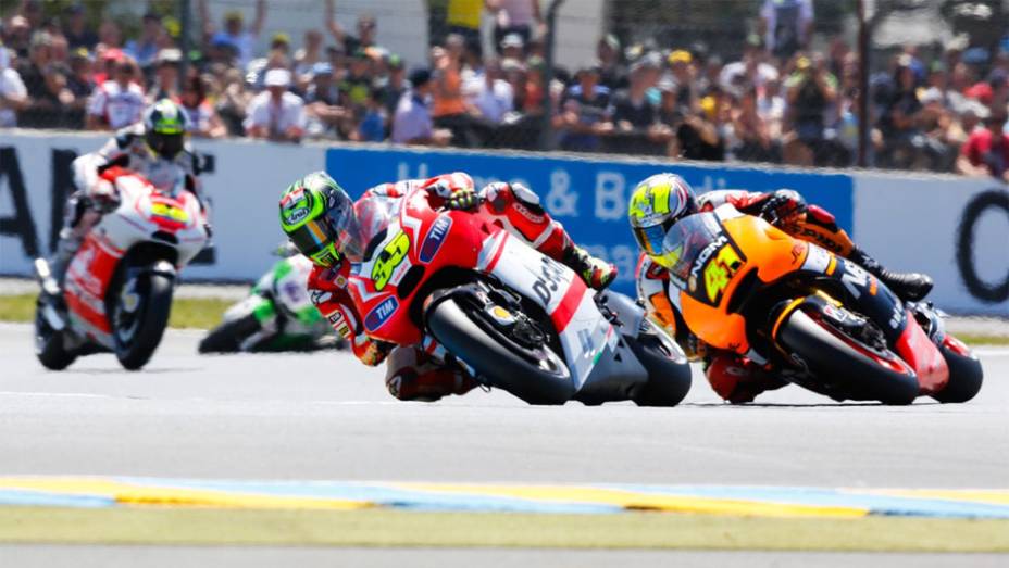 Aleix Espergaró (41) terminou a prova em nono | <a href="https://beta-develop.quatrorodas.abril.com.br/moto/noticias/motogp-marquez-vence-quinta-seguida-2014-783148.shtml" rel="migration">Leia mais</a>