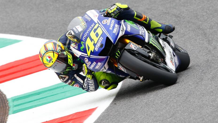 Valentino Rossi foi o segundo mais r&aacute;pido | <a href="https://beta-develop.quatrorodas.abril.com.br/moto/noticias/motogp-marquez-lidera-treinos-mugello-784616.shtml" rel="migration">Leia mais</a>