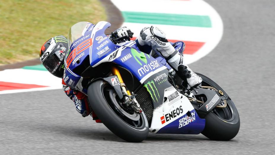 Jorge Lorenzo foi apenas o quinto | <a href="https://beta-develop.quatrorodas.abril.com.br/moto/noticias/motogp-marquez-lidera-treinos-mugello-784616.shtml" rel="migration">Leia mais</a>