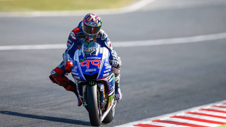 Jorge Lorenzo foi o segundo | <a href="https://beta-develop.quatrorodas.abril.com.br/moto/noticias/motogp-pedrosa-largara-frente-barcelona-786152.shtml" rel="migration">Leia mais</a>