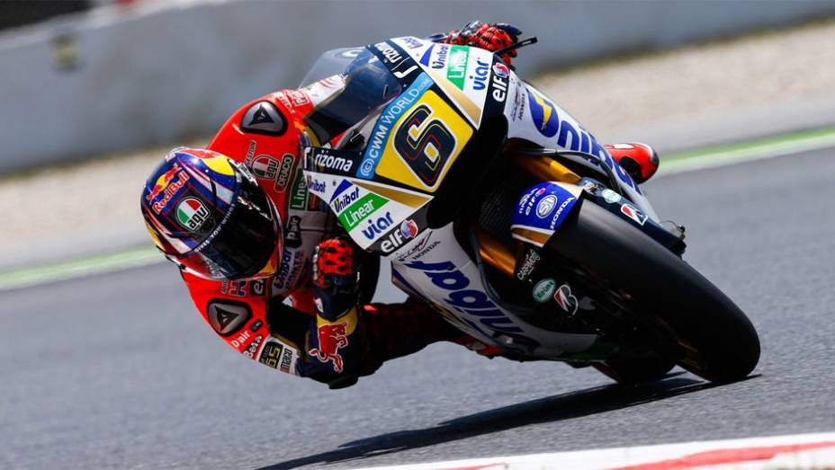 Stefan Bradl aparece em quarto | <a href="https://beta-develop.quatrorodas.abril.com.br/moto/noticias/motogp-pedrosa-largara-frente-barcelona-786152.shtml" rel="migration">Leia mais</a>