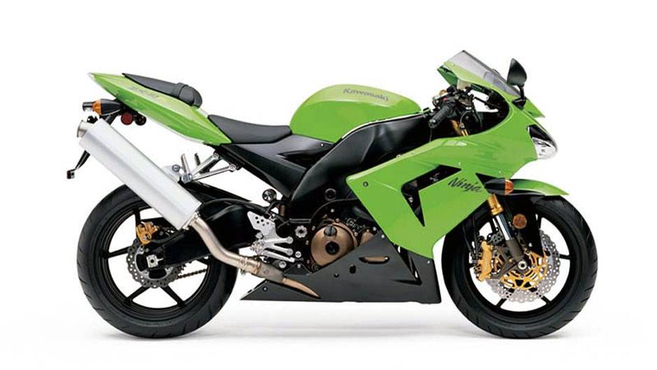 Dez anos depois da ZX-9R, o sucesso das "verdinhas" continuou com a Kawasaki Ninja ZX-10R, de 2004 Dez anos depois da ZX-9R, o sucesso das "verdinhas" continuou com a Kawasaki Ninja ZX-10R, de 2004