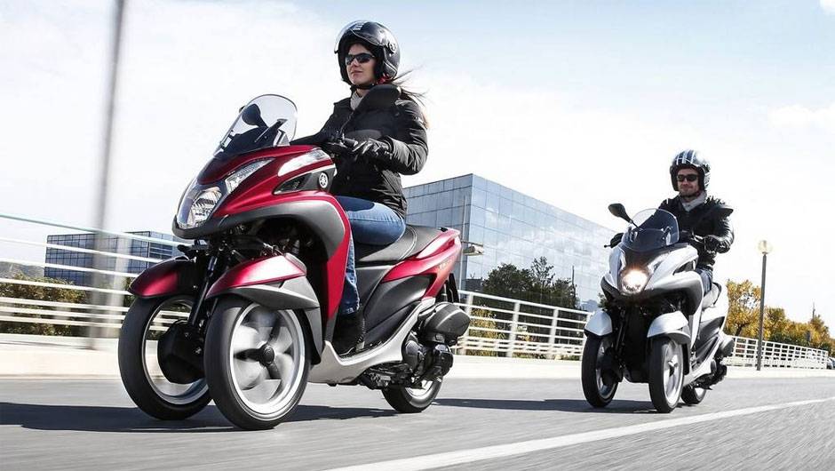 O Yamaha Tricity entrega 11 cavalos de pot&ecirc;ncia a 9.000 rpm e 1,06 mkgf de torque a 5.500 rpm | <a href="https://beta-develop.quatrorodas.abril.com.br/moto/noticias/yamaha-apresenta-tricity-europa-777991.shtml" rel="migration">Leia mais</a>