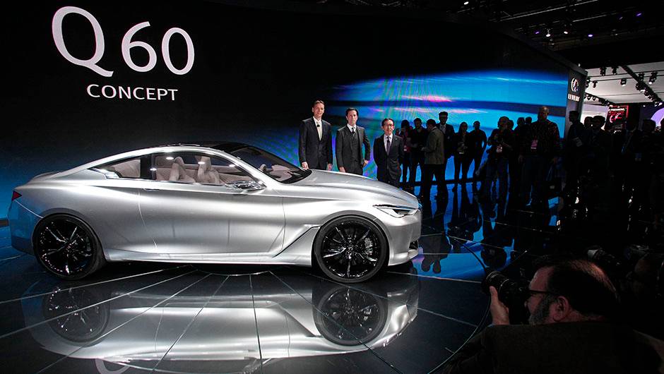 Infiniti Q60 concept | <a href="https://beta-develop.quatrorodas.abril.com.br/noticias/saloes/detroit-2015/infiniti-revela-q60-concept-detroit-824520.shtml" rel="migration">Leia mais</a> | <a href="https://beta-develop.quatrorodas.abril.com.br/galerias/saloes/detroit-2015/1o-dia-salao-detroit-824981.s" rel="migration"></a>