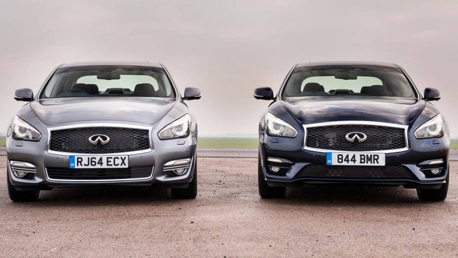 J&aacute; a vers&atilde;o de topo de linha, a Q70 Premium Tech Hybrid, custar&aacute; 62.380 euros | <a href="https://beta-develop.quatrorodas.abril.com.br//noticias/fabricantes/infiniti-confirma-precos-q70-829383.shtml" rel="migration">Leia mais</a>
