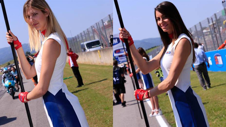 Confira as belas garotas do grid da MotoGP em Mugello! | <a href="https://beta-develop.quatrorodas.abril.com.br/moto/noticias/motogp-jorge-lorenzo-vence-mugello-871621.shtml" rel="migration">Leia mais</a>