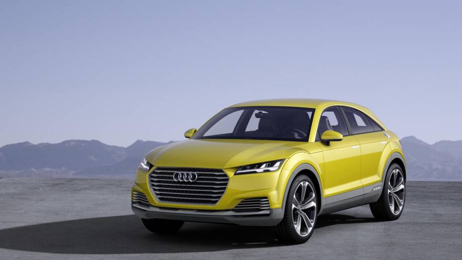 Audi revelou em Pequim, o conceito TT offroad. | <a href="https://beta-develop.quatrorodas.abril.com.br/noticias/saloes/pequim-2014/audi-tt-offroad-revelado-780298.shtml" rel="migration">Leia mais</a>