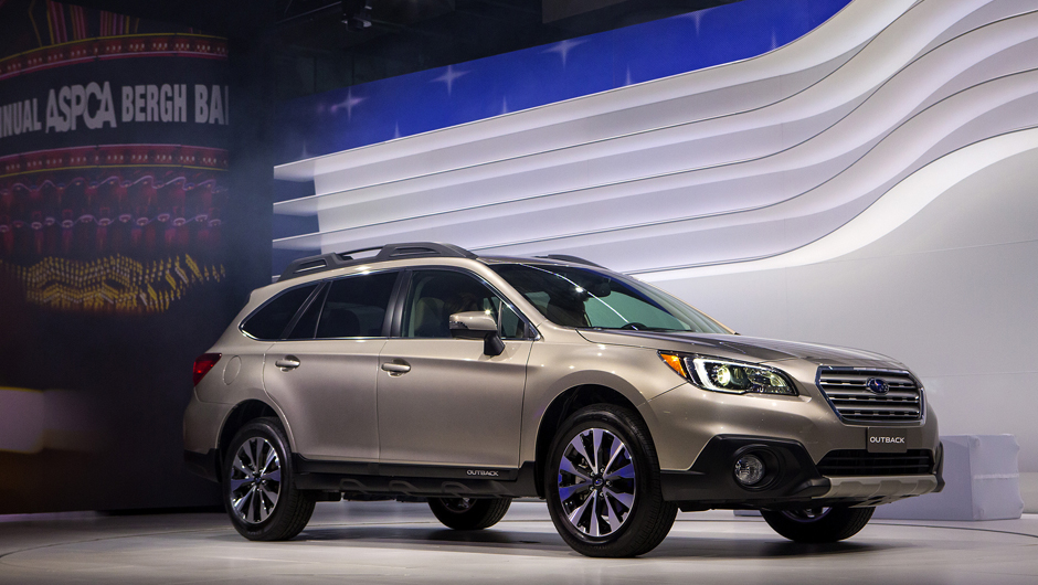 Subaru Outback 2015 | <a href="https://beta-develop.quatrorodas.abril.com.br/noticias/saloes/new-york-2014/subaru-revela-outback-2015-nova-york-780160.shtml" rel="migration">Leia mais</a>