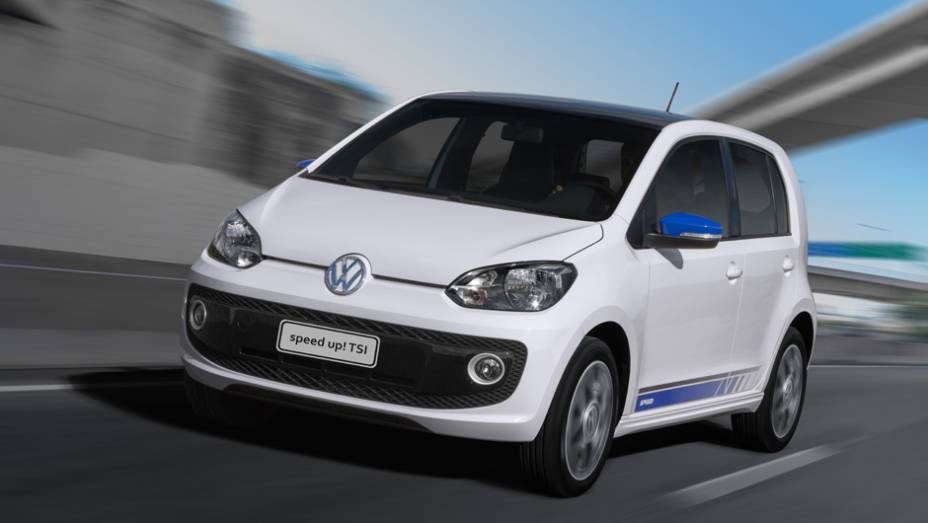 A VW tamb&eacute;m aproveitou a chegada do motor 1.0 TSI para lan&ccedil;ar o Speed Up!, s&eacute;rie especial vendida por tempo indeterminado | <a href="https://beta-develop.quatrorodas.abril.com.br/carros/impressoes/volkswagen-up-tsi-890180.shtml" target="_blank" rel="migration">Leia mais</a>