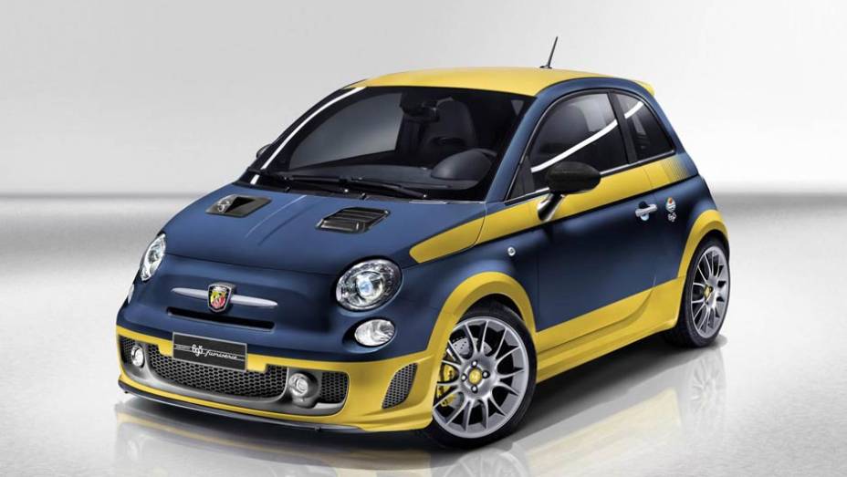 A versão Olio Fiat homenageia um modelo do passado | <a href="https://beta-develop.quatrorodas.abril.com.br/saloes/genebra/2013/abarth-695-punto-supersport-734517.shtml" rel="migration">Leia mais</a>