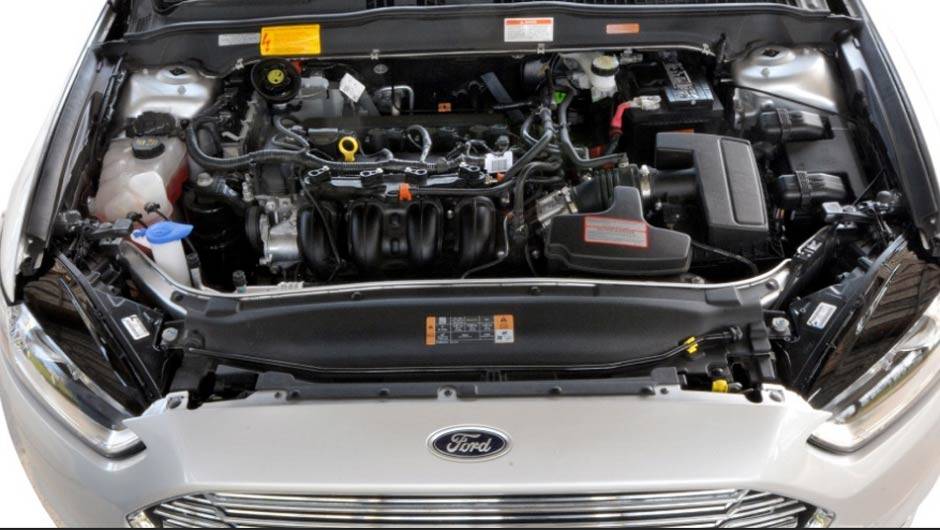 Eis a grande novidade da vers&atilde;o Flex: o motor &eacute; o mesmo da nova Ranger | <a href="https://beta-develop.quatrorodas.abril.com.br/carros/lancamentos/ford-fusion-2-5-flex-734482.shtml" rel="migration">Leia mais</a>